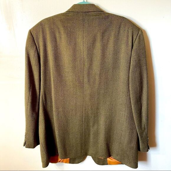 Men's 💯% Wool Suit Jacket Sz 42R - Picture 3 of 14